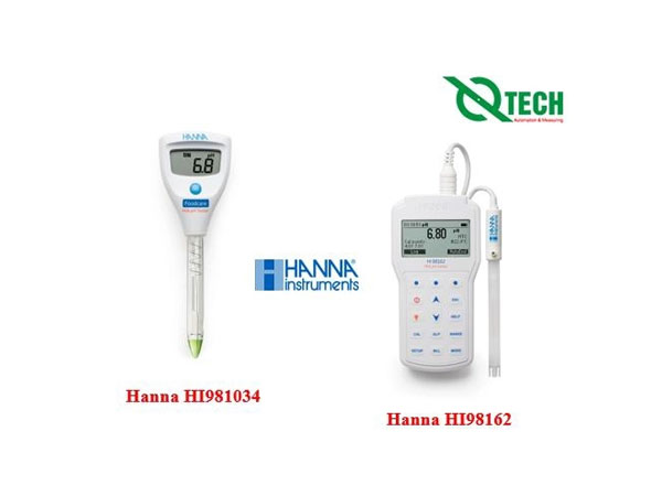 Khác nhau giữa máy đo độ PH trong sữa  Hanna HI98162 và HI981034