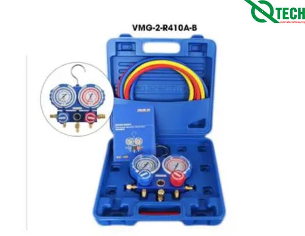 Bộ đồng hồ nạp gas đôi Value VMG-2-R410A-B