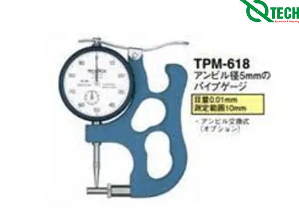Đồng hồ đo độ dày ống kiểu cơ Teclock TPM-618