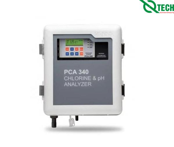 Máy phân tích và kiểm soát Clo, pH, ORP và nhiệt độ Hanna PCA340-2